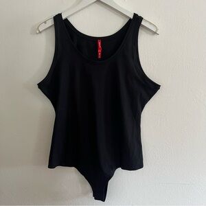 Black Sleeveless Bodysuit